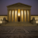 WASHINGTON, DC - NOVEMBER 04: The U.S. Supreme Court is seen in the early morning hours of November 4, 2022 in Washington, DC. The Supreme Courts conservative majority began hearing two cases on Monday that challenged the legality of affirmative action influencing college admissions.